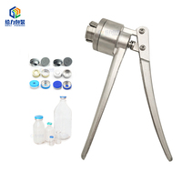 Pince à sertir manuelle pour flacons en acier inoxydable GL à prix d'usine pour bouteille de parfum et couvercle en plastique aluminium de 8mm à 32mm