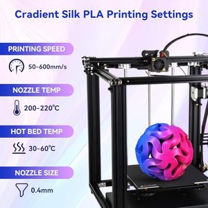วัสดุสิ้นเปลือง PLA ขนาด 1.75 มม. น้ำหนัก 1 กก. สำหรับเครื่องพิมพ์ 3 มิติ แบบไหมสองสี แดง-น้ำเงิน วัสดุ FDM แท่งพลาสติก - Product Image 6