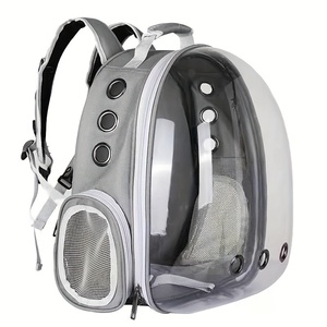 Mochila para transportar animais de estimação, bolsa para gatos, bolsa portátil transparente para animais de estimação, mochila respirável para sair, espaçoso - Product Image 5