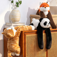 6 styles d'animaux en peluche lestés à bras longs, poupées en peluche douces, jouets en peluche personnalisés OEM ODM, peluches anti-stress, cadeau