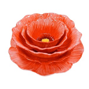 Platos y Tazones de Porcelana con Diseño Floral, Vajilla Personalizada Reutilizable, Apta para Lavavajillas y Microondas, Juego de 2 Piezas para Fiestas - Product Image 5