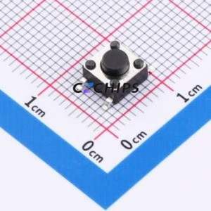 K2-1102SP-A3SC-04 Tactile Switch SMD-4P,6x6mm Switch 1.8N Vertical Mount 6mm 6mm - Product Image 1