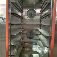 Horno de Panadería Comercial de 5 Bandejas, Horno de Convección de Aire Caliente, Horno Eléctrico a Gas para Hornear Pan, Horno con Rejilla Giratoria, Acero Inoxidable, Resistente
