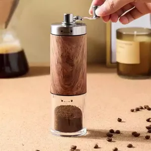 Factory directly Manual portable Hand Bean Coffee Grinder With Ceramic Grinding Core for coffee