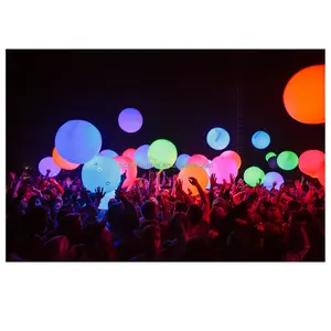 Club Afstandsbediening Verlicht Opblaasbare Touch Muziek Feest Ballon Led Stuiterende Bal Pvc Interactieve Zygote Bal Voor Feest