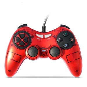डबल कंपन वायर्ड खेल नियंत्रक जॉयस्टिक पीसी कंप्यूटर <span class=keywords><strong>Gamepad</strong></span> के लिए - Product Image 1