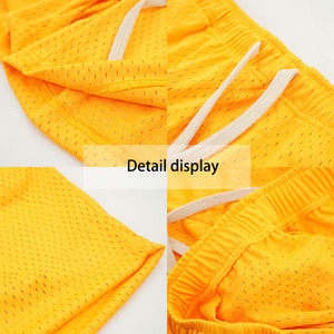 Short de basket-ball décontracté pour homme, taille haute, séchage rapide, maille en polyester, impression personnalisée, Spandex élégant, taille moyenne, respirant - Product Image 6