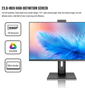 Ordinateur de bureau tout-en-un I3 I5 I7, ordinateur de bureau 23,8 pouces pour la maison et le bureau, édition <span class=keywords><strong>vidéo</strong></span> - Product Image 5