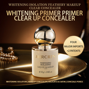 MERCILEN Hochwertige flüssige Grundierung Feuchtigkeit spendende Abdeckung White ning Natürliche organische Jojobaöl isolierung flüssige Grundierung - Product Image 2