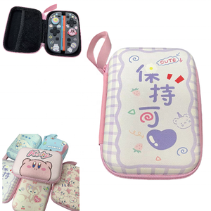 Sac d'accessoires de jeu universel imperméable en EVA pour OLED Joy-Con, étui de rangement portable détachable, mini étui - Product Image 6