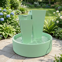 Fontaine d'eau extérieure décorative, cascade pour table d'eau, bassin de jardin, élément aquatique coloré, cascade d'eau