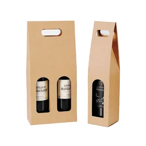 Km portátil embalagem para garrafa de vinho, embalagem para garrafa de vinho, caixa única e dupla