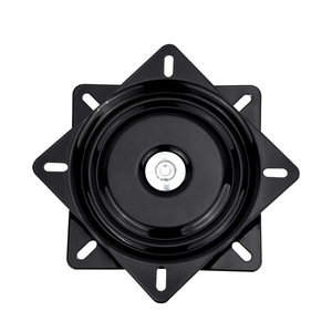 Placa Giratoria de 8 mm de Acero al Carbono Negro Mate, Accesorio Industrial Giratorio - Product Image 1