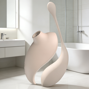 2-in-1 Silikon Mini-Vibrator für Frauen Klitoris-Saugstimulator Wasserdicht HTLF Marke Sexspielzeug für Frauen - Product Image 3