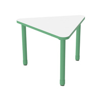 Table d'école en forme de triangle Tables réglables en hauteur pour enfants Table d'activité de maternelle pour les chaises de bureau pour enfants de l'école maternelle