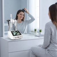 Appareil multifonctionnel de soin du cuir chevelu, pulvérisateur nanométrique, machine de thérapie capillaire, appareil de soin de la peau de la tête, pulvérisateur nano pour salon de coiffure