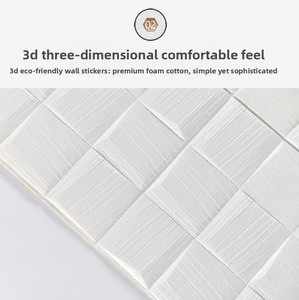 Pegatinas de pared 3D, papel tapiz de PVC autoadhesivo, mosaico geométrico moderno para comedor, sala de estar, porche, balcón, pared del baño - Product Image 5