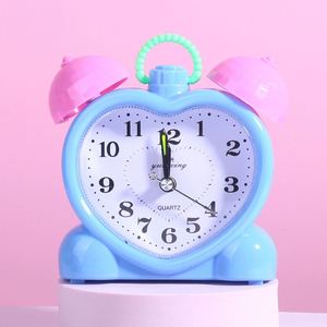 Creative Color Student Simple Alarm <b>Clock</b>, Cute Cartoon Men and Women Silent Small <b>Clock</b> - Product Image 6