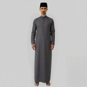 Raya 2025 Moden Jubah pour femmes, plissé, à capuche, sans repassage, tissu frais, coupe régulière, tailles S-5XL, décontracté, automne, Malaisie, en stock, offre B2B - Product Image 1