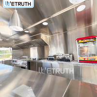 Wetruth Remorque Bar Mobile, Café Mobile, Station de Bar Mobile, Restaurant Entièrement Équipé, Remorque Alimentaire, Food Truck