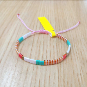 Lancui Nouveau Bohème Tissé Bracelet De Mode Coloré <span class=keywords><strong>Tila</strong></span> <span class=keywords><strong>Perle</strong></span> Bracelet - Product Image 3