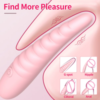 Vibrateur en silicone liquide à 10 vitesses, stimulation clitoridienne et du point G, mini vibromasseur pour femmes