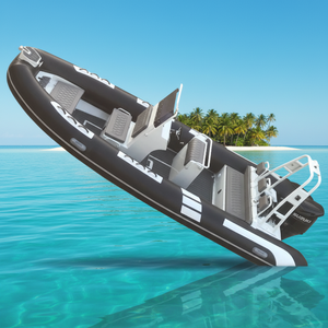 Luxury 20ft Rib 600 Rigid Deep V Aluminum RIB Orca Hypalon/PVC Inflatable Boats - Product Image 6