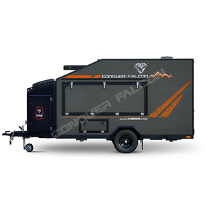 Mini Caravana Familiar para Carretera con Gran Espacio de Almacenamiento, Capacidad para 2-3 Personas, Tanque de <span class=keywords><strong>Agua</strong></span> de <span class=keywords><strong>100L</strong></span> - Product Image 1