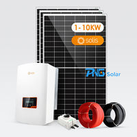 7kw 8kw 9kw 10W Panel solar fotovoltaico Sistema de energía renovable de energía híbrida solar