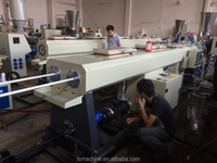 Machine d'extrusion plastique à vendre, extrudeuse conique à double vis, moteur et boîte de vitesses pour la production de tuyaux en PVC, puissance 37 kW, garantie 2 ans