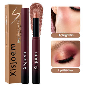 Bâton de <span class=keywords><strong>fard</strong></span> <span class=keywords><strong>à</strong></span> paupières imperméable non taché <span class=keywords><strong>à</strong></span> haute brillance crayon de maquillage éclaircissant nacré avec finition chatoyante pour la beauté - Product Image 1