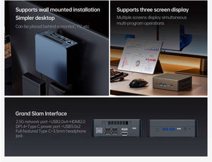 Mini PC de poche Intel N6000 4/8/16/32GB DDR4 3200Mhz 4K TV Box Nouveau Mini ordinateur de bureau de jeu Win 11 16GB utilisé SSD Office Wifi6 - Product Image 6