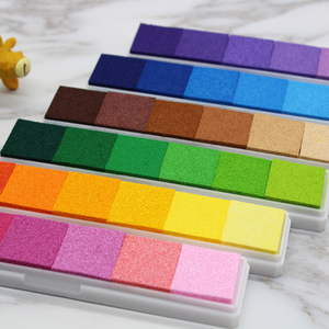 DIY Scrapbook <span class=keywords><strong>Deco</strong></span> Set 6 Couleurs Tampon Auto-Encreur avec Tampon Encreur en Plastique - Product Image 2