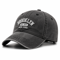 Gorra de Béisbol de Mezclilla Twill Estilo Vintage, Lavada, Retro, Unisex, Ajustable, Transpirable, Impermeable, con Logotipo Personalizado, OEM, ODM