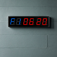 2025 Jam Olahraga Profesional Baru 4 Inci LED Elektronik Stopwatch Gym Kronograf Alarm Hitung Mundur Kontrol Jarak Jauh