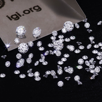 Diamante Cultivado en Laboratorio con Certificación IGI, Corte Brillante Redondo, 0.5ct-5ct, D VVS1 3EX HPHT CVD, GFL-DI001 CN
