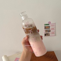 Nouvelle Tasse à Eau Portable Anti-Chute de Style Japonais Minimaliste et Simple, Résistante aux Hautes Températures, Haut de Gamme pour Fille