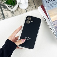 Funda de Silicona Líquida para iPhone 17 Pro Max, Color Sólido Premium, Protección Anticaídas para iPhone 14