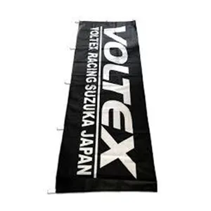 Bannière suspendue verticale pour publicité extérieure, haute qualité, 180x60cm, impression de Logo en Polyester, drapeau Nobori personnalisé