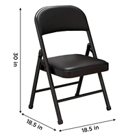 Chaises Pliantes en Plastique pour Événements, Structure Métallique Blanche, Mobilier d'Extérieur Moderne, Chaises de Jardin Robuste en Plastique