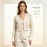 Robe en tricot à rayures blanches et bleues à manches longues pour femmes, de haute qualité, personnalisable OEM & ODM, vente en gros, modèle Bacenola Maxi
