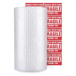 12inch x 36 Feet Promotional Top Quality protective bubble roll transparent bubble cushion wrap custom color size bubble