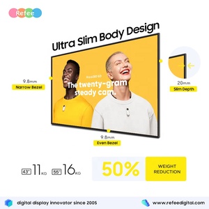 55 43 32 inch Wall Mount <span class=keywords><strong>LCD</strong></span> màn hình cảm ứng kỹ thuật số biển dọc TV Video tường hiển thị trạm xăng màn hình quảng cáo - Product Image 5