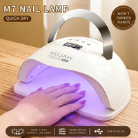 Lampe à ongles UV LED XEIJAYI M7, 24 perles, séchage rapide du gel, capteur automatique, vente en gros d'usine, OEM, ODM, outil de manucure pour salon et DIY
