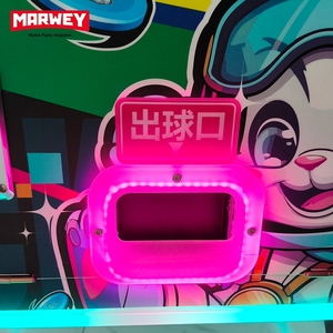 Tavolo da gioco arcade Air Hockey Marwey commerciale per interni con sistema a <span class=keywords><strong>punti</strong></span> e gettoni, modello Jumping Rabbit, in vendita - Product Image 5
