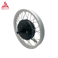 Liquidation QSMOTOR Moteur de moyeu à rayons BLDC pour moto électrique 17x1.6 pouces 1500W 205 V3 à démontage rapide