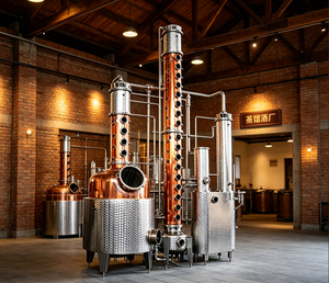 Équipement de distillation professionnel DYE - Alambic à whisky en cuivre rouge et distillateur domestique pour la distillation de spiritueux de haute qualité - Product Image 1