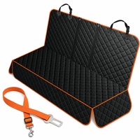 Hamac universel imperméable pour chien pour siège arrière avec laisse de sécurité élastique, tissu Oxford anti-rayures, kit de protection pour siège arrière
