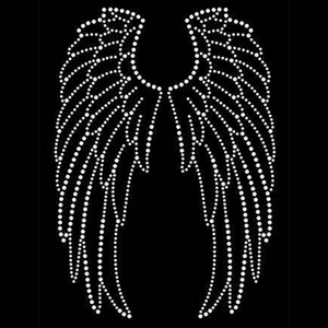 Chất Lượng Ổn Định Tùy Chỉnh OEM Cánh Và Chéo Hot <span class=keywords><strong>Rhinestone</strong></span> Mô Hình Chủ Đề Phẳng Trở Lại <span class=keywords><strong>Rhinestone</strong></span> Chuyển - Product Image 2