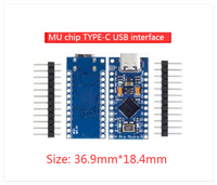 Mini Placa Arduino Integrada Atmega32u4, Módulo de 5V 16Mhz, Placa Arduino Pro Micro